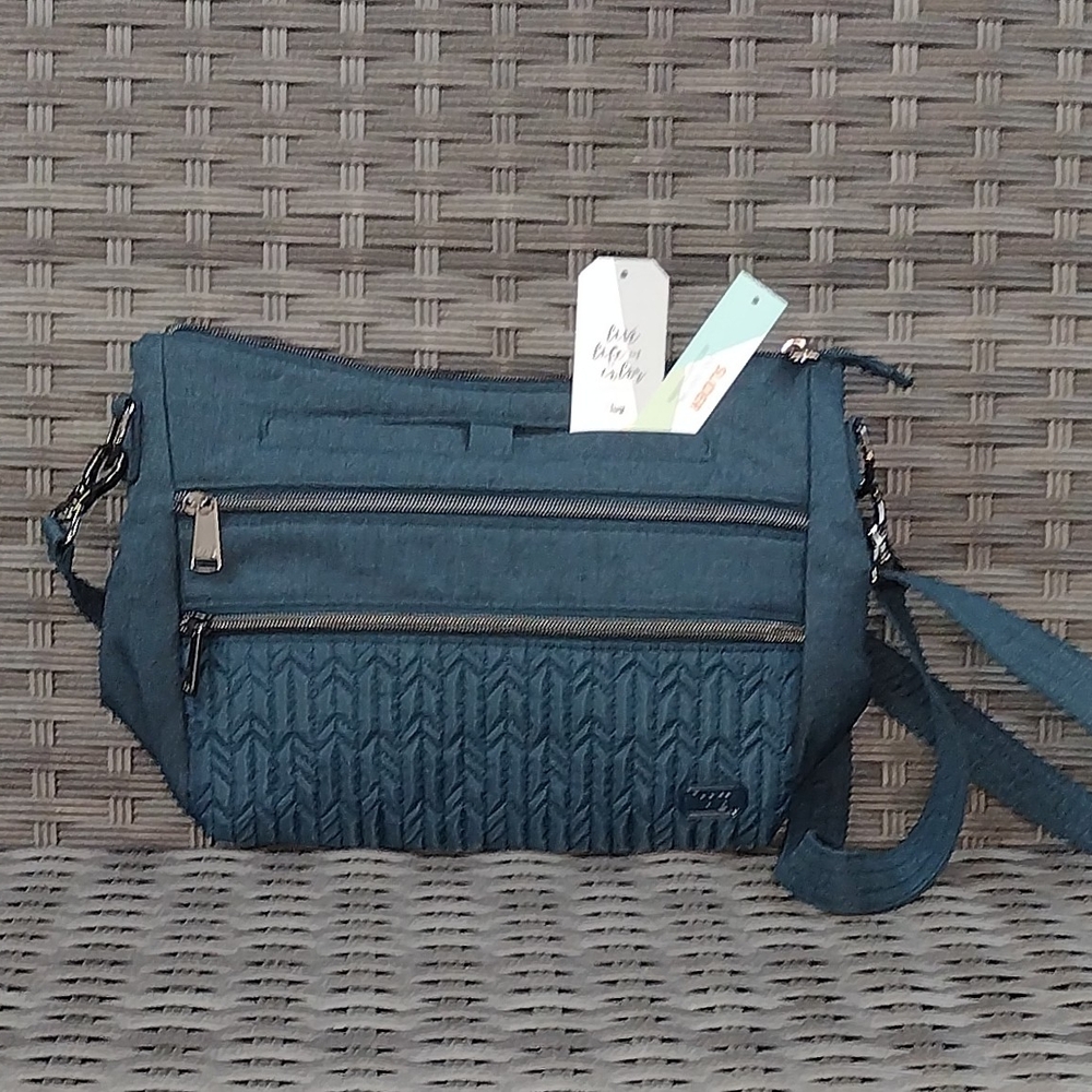 Lug Blue Crossbody Bag Durable and Versatile
